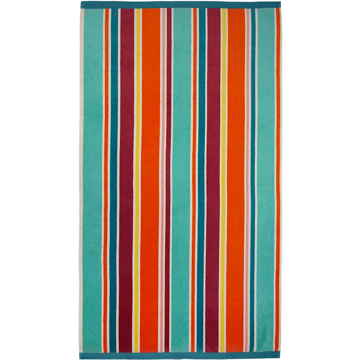 STRANDTUCH Frottee Samt Jacquard Mehrfarbig 100x175 470g/m² - Capsud - Multicolor, Textil (100/175cm) - LE COMPTOIR DE LA PLAGE