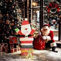 WEIHNACHTSMANN Multicolor 52.0/30.0/93.0cm - Multicolor, Textil (30/93/52cm)