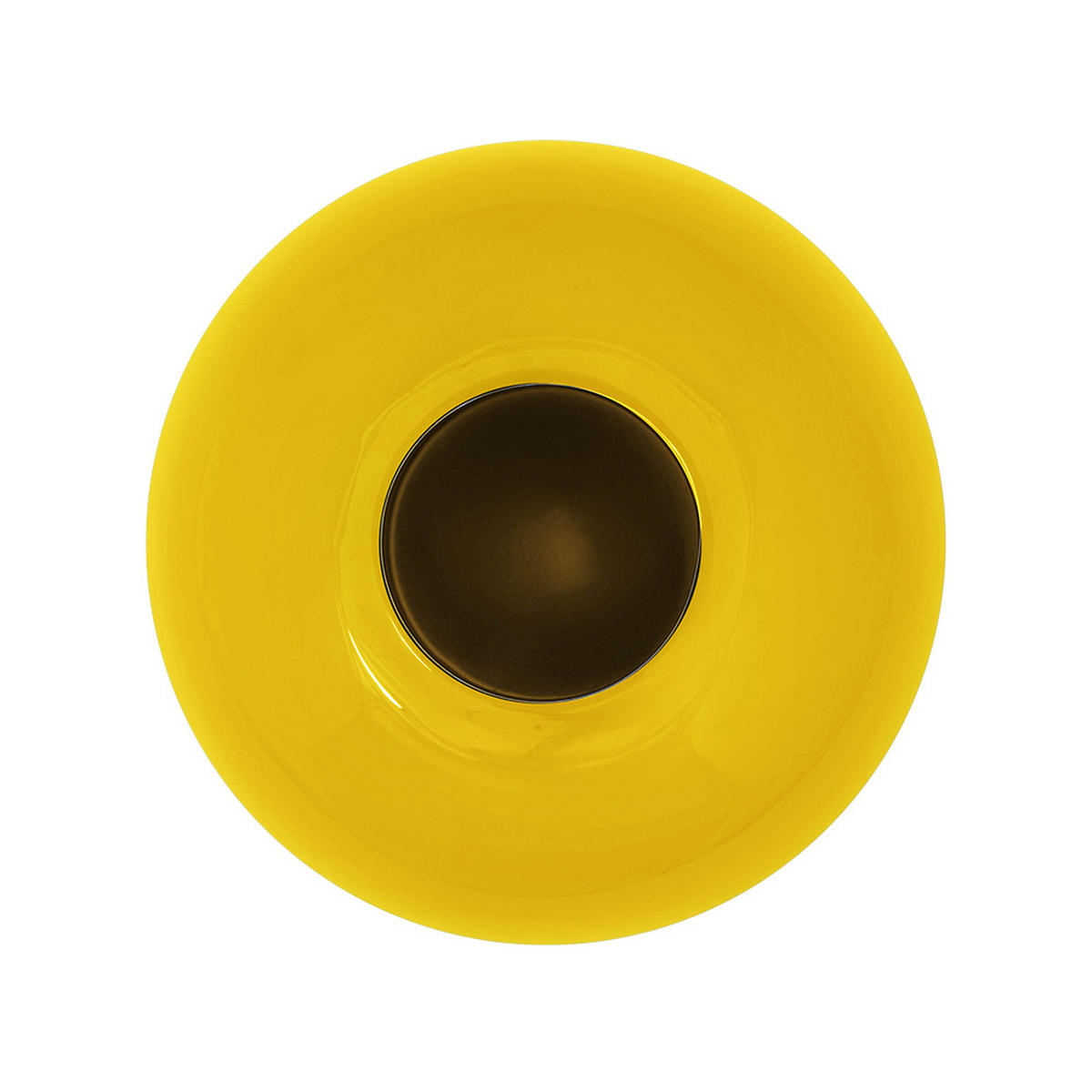 VASE Metal gelb 23 cm - Gelb, Metall (23cm) - Pip Studio