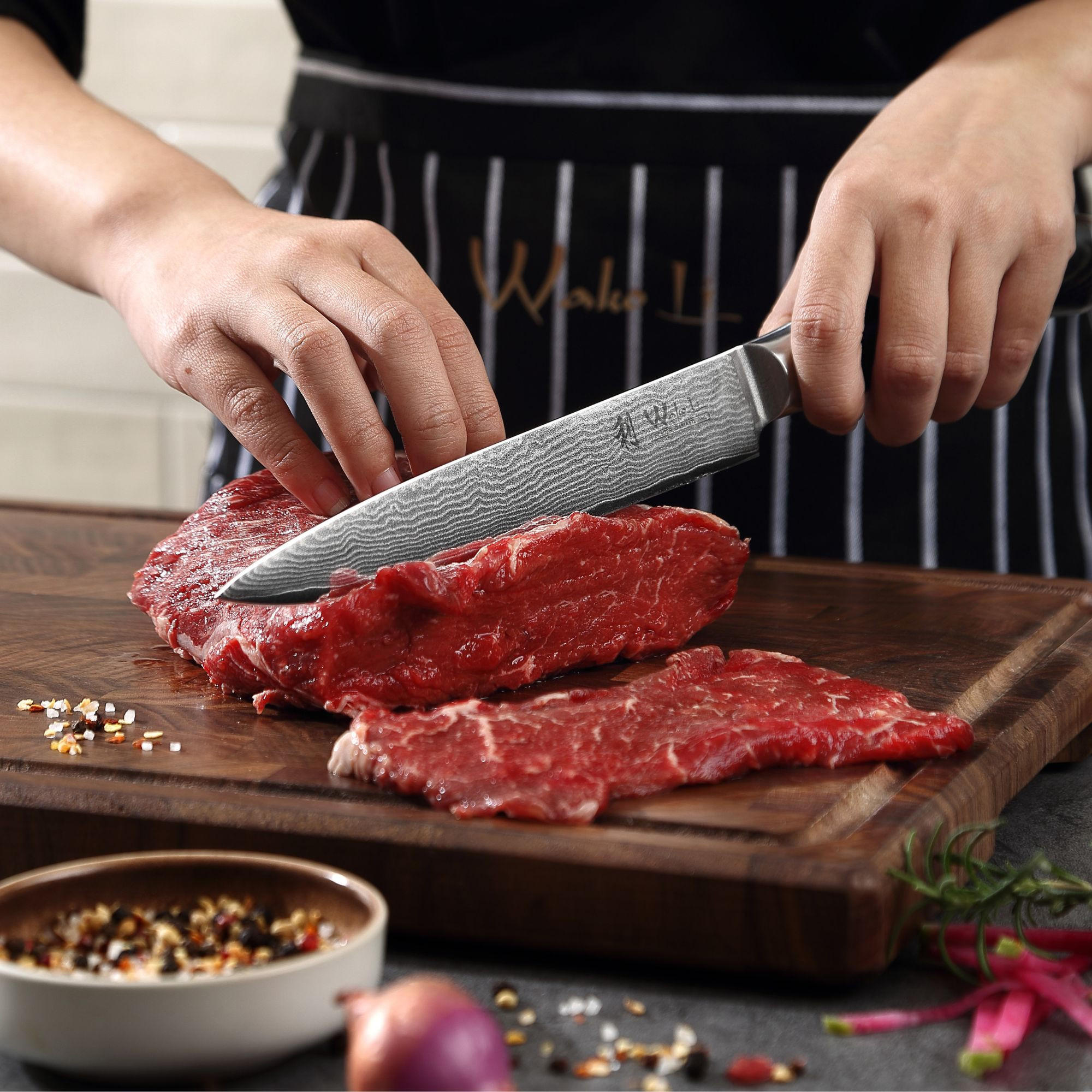 Thumbnail - Wakoli Messerset, Schwarz, Metall, Kochen, Küchenmesser, Messersets