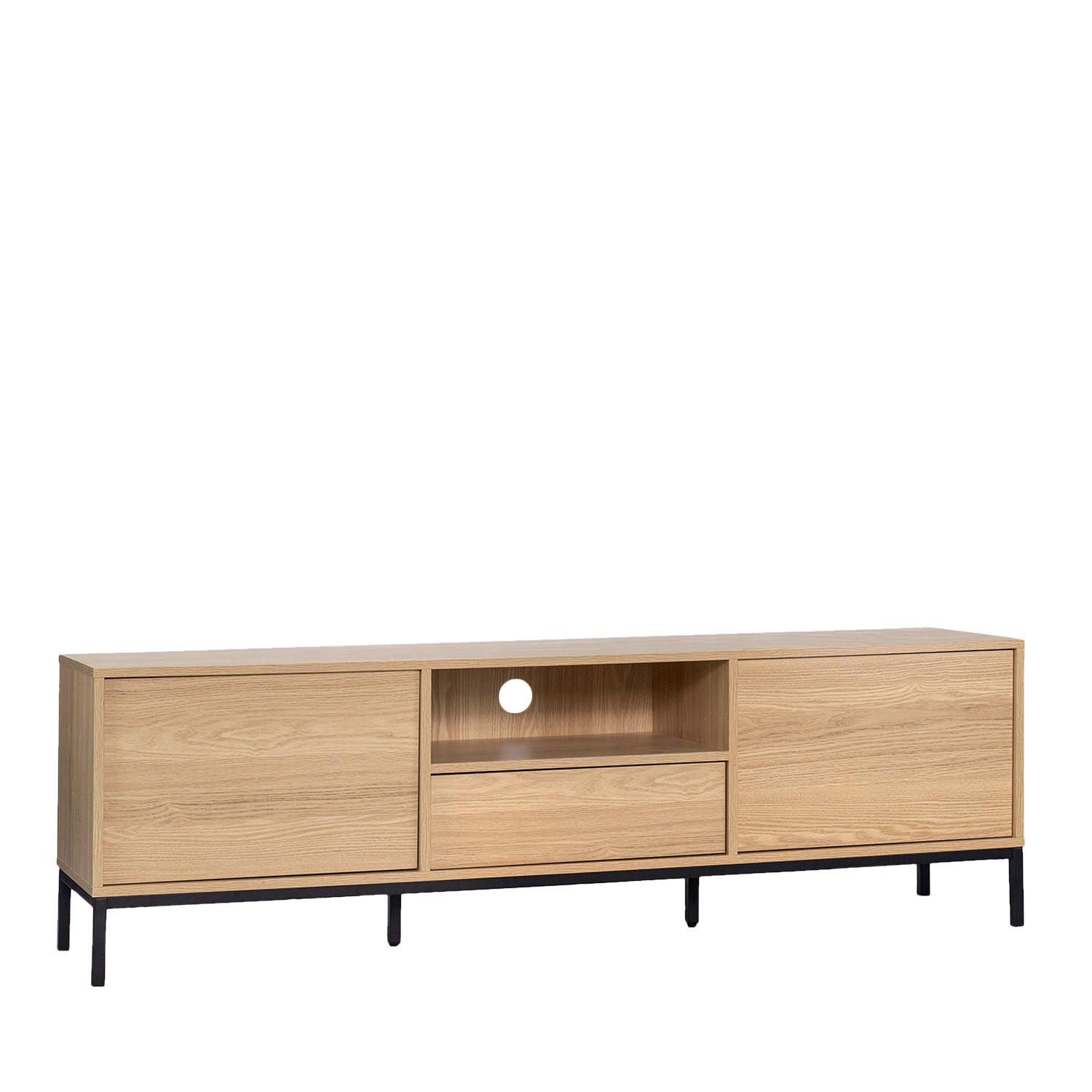 TV-ELEMENT 160 Remi Natürlich 160 cm x 50 cm - Naturfarben, Holzwerkstoff (160/50/40cm)