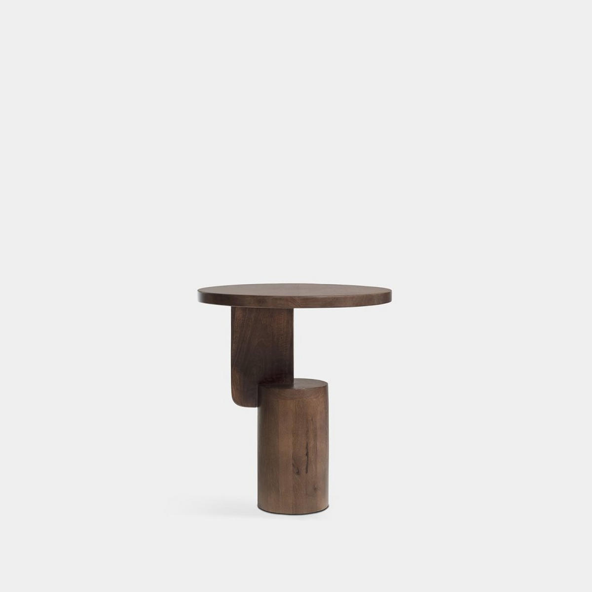 BEISTELLTISCH Munk Walnuss 45 cm x 51 cm - Walnussfarben, Holz (45/51/45cm) - Klast Home