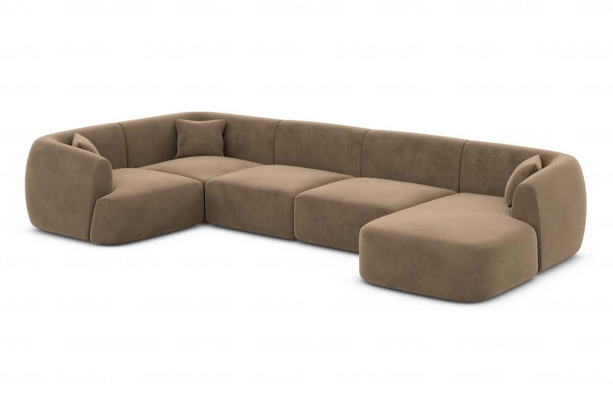 XXXLutz Wohnlandschaft Braun 325x78x177 cm