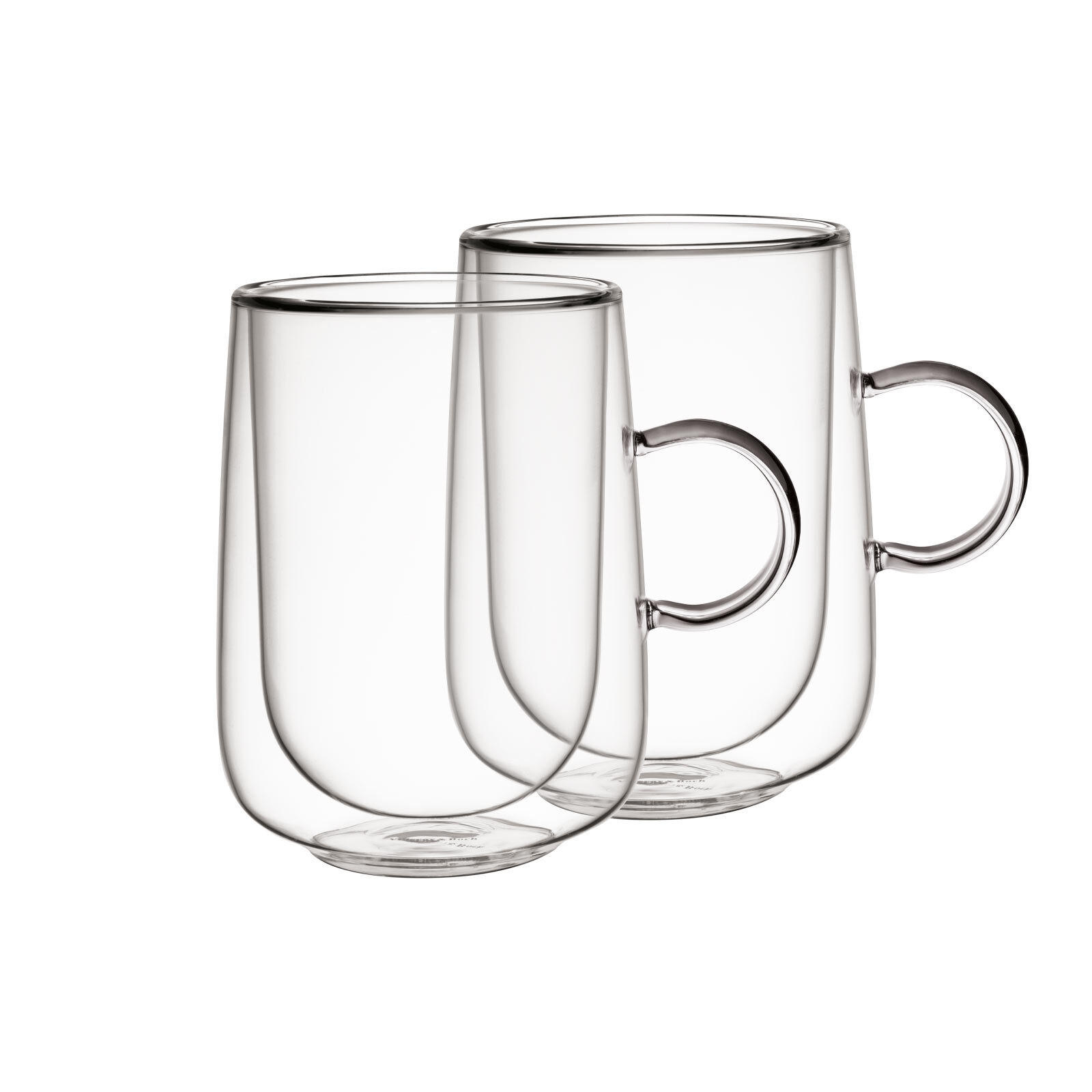 LATTE-MACCHIATO-GLÄSER Artesano Hot & Cold transparent 360 ml 2er Set - Transparent, Glas (0.36L) - Villeroy & Boch