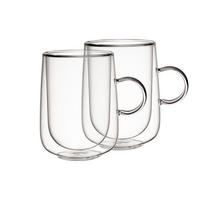 LATTE-MACCHIATO-GLÄSER Artesano Hot & Cold transparent 360 ml 2er Set - Transparent, Glas (0.36L) - Villeroy & Boch