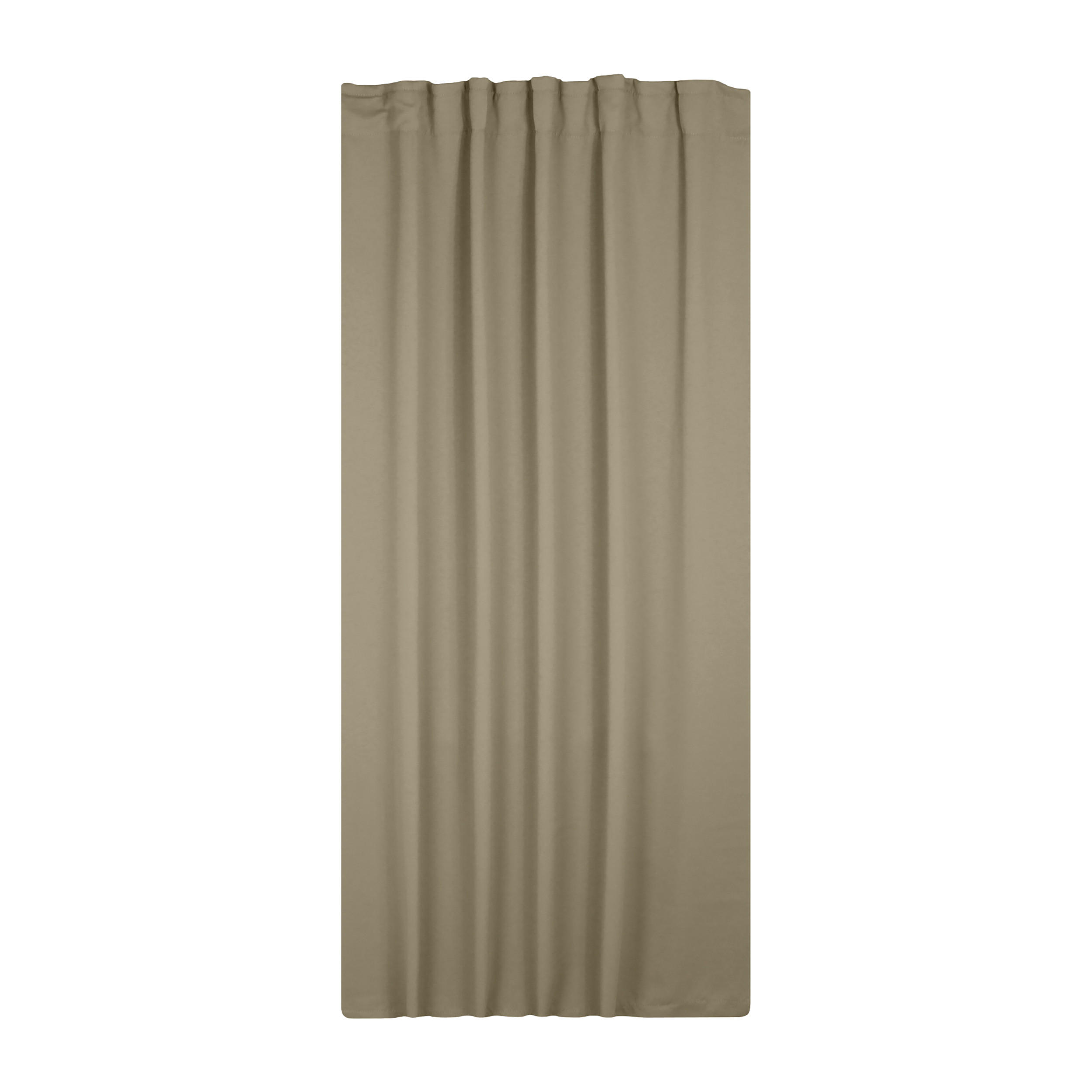 VERDUNKELUNGSVORHANG Kräuselband 140/245 cm Hell Taupe - Taupe, Textil (140/245cm) - TiborTex