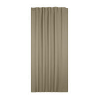 VERDUNKELUNGSVORHANG Kräuselband 140/245 cm Hell Taupe - Taupe, Textil (140/245cm) - TiborTex