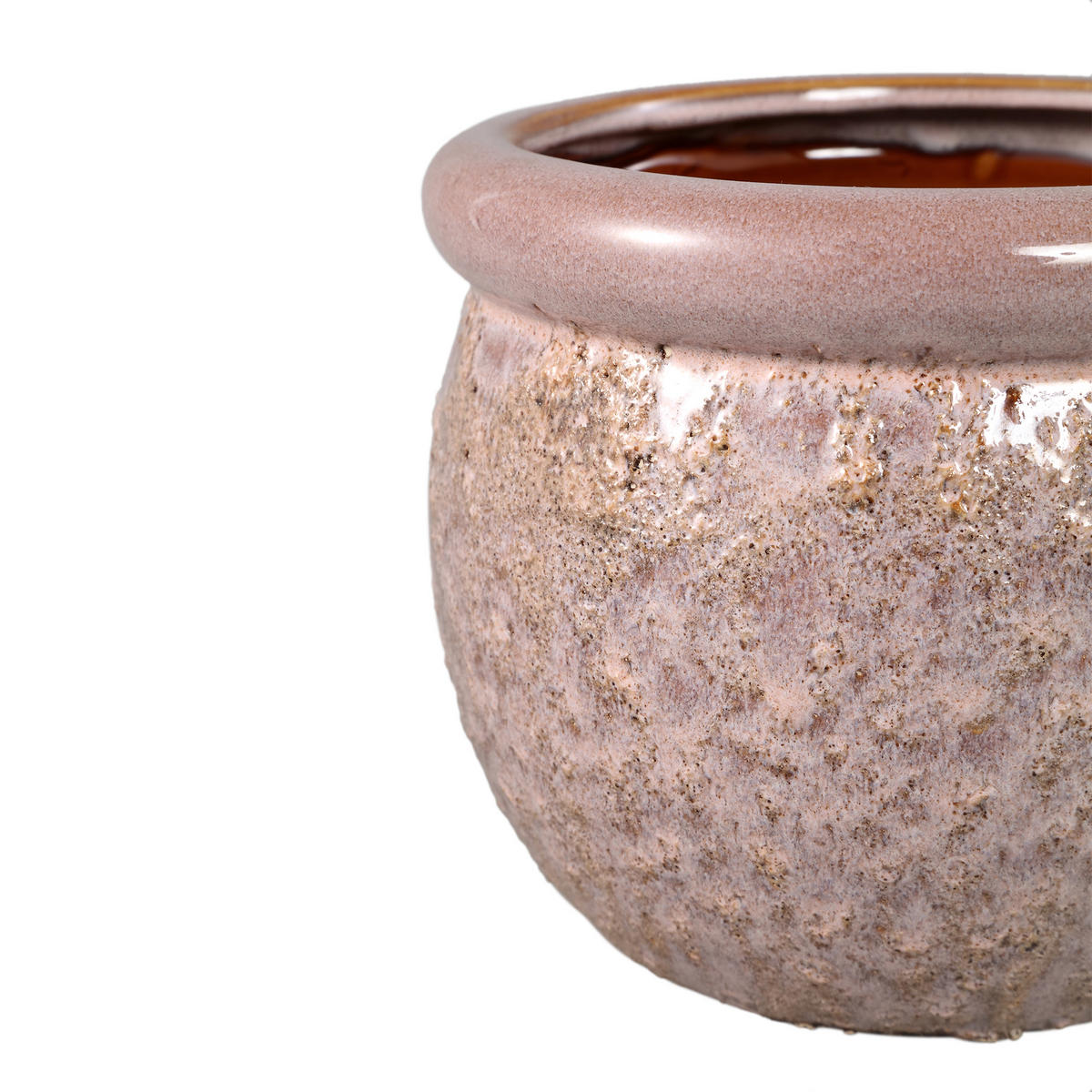 TOPF Jena Rosa 19.5/19.5/16cm - Pink, Keramik (16cm) - PTMD Collection