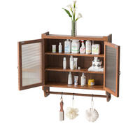 KÜCHENOBERSCHRANK 63/18/60 cm mit Glasfront und 2 Türen in Braun - Braun, Holzwerkstoff (63/60/18cm) - BEAOK