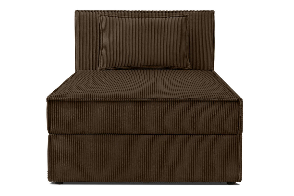 BOXSPRINGBETT ROTI Einzelbett, dunkelbraun - Dunkelbraun/Schwarz, Holz/Holzwerkstoff (90/200cm) - KONSIMO®