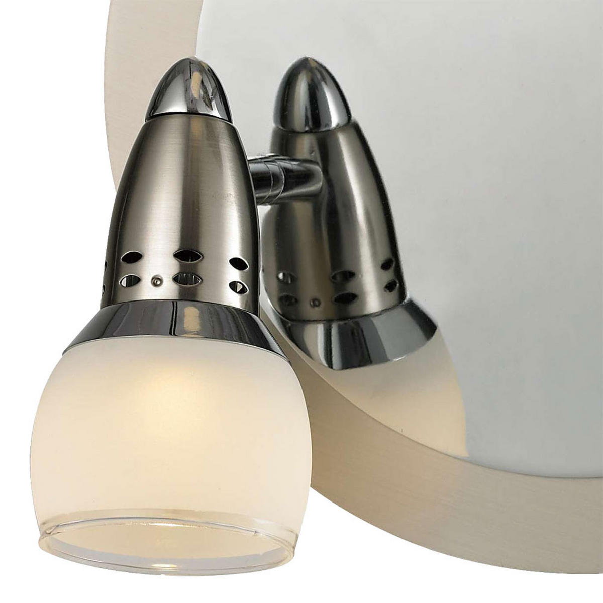 LED DECKENLEUCHTE SONUS Silber Stahl - Silberfarben, Glas (26/26/16cm) - Esto