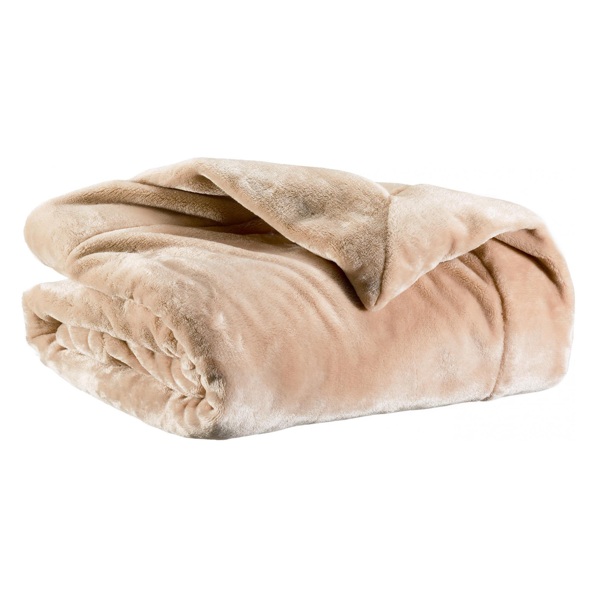 PLAID Tender muskatnuss 150 x 200 cm - Braun, Textil (150/200cm) - Vivaraise