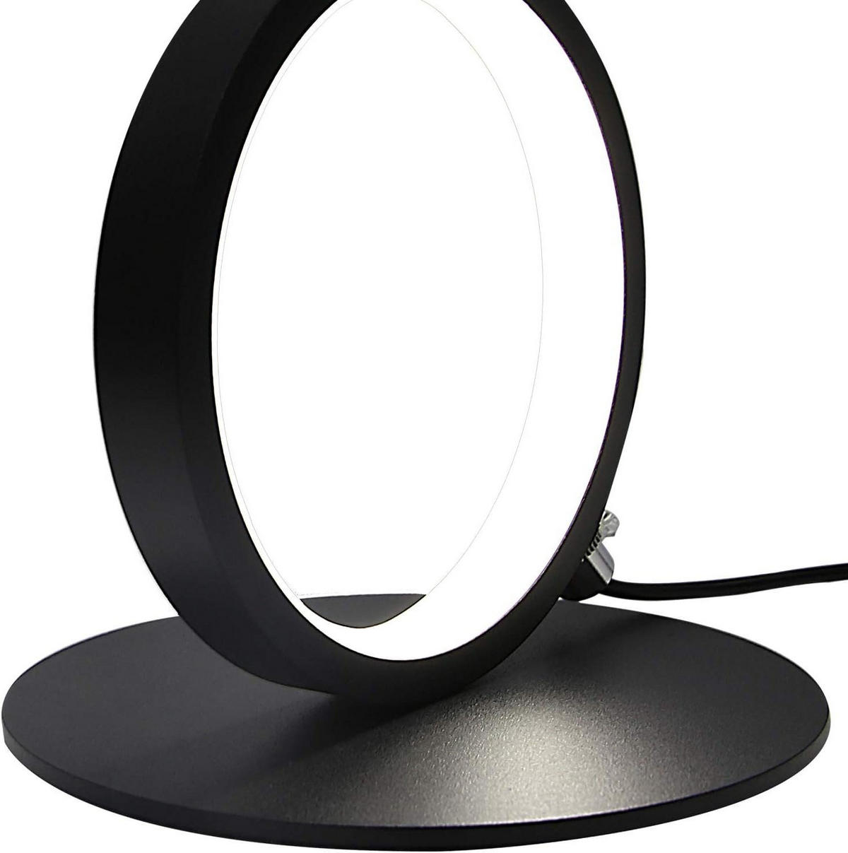 LED-TISCHLEUCHTE Chemnitz 14/14/38 cm - Schwarz, Metall (14/14/38cm) - Nettlife