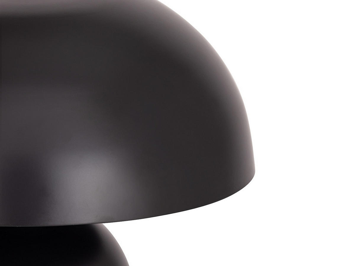 TISCHLAMPE - 31 cm x 31 cm - Metall - Schwarz SIDNEY - Schwarz, Metall (31/31/25cm) - Vente-Unique