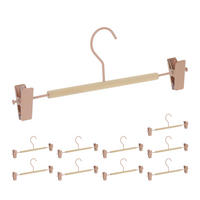 10XVEŠIAKY na nohavice - viacfarebná, kov/drevo (30.5/11.5/3cm) - Relaxdays