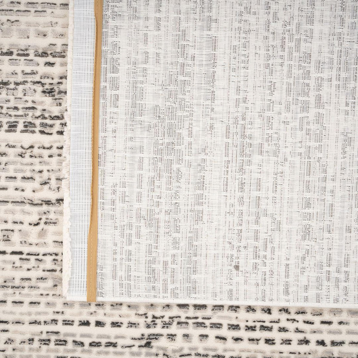 WEBTEPPICH Motion Rest Grau - Grau, Textil (120/170cm) - Kukoon Rugs