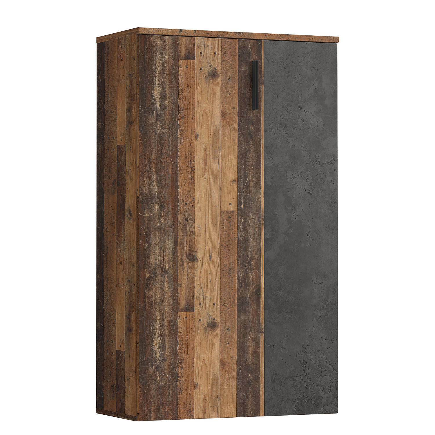 SCHUHKOMMODE - Anthrazit/Schwarz, Holzwerkstoff/Kunststoff (69/120/34cm) - home24