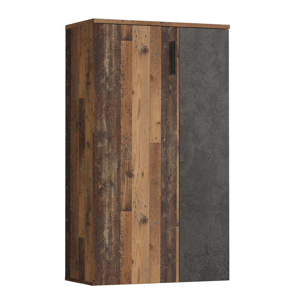 SCHUHKOMMODE - Anthrazit/Schwarz, Holzwerkstoff/Kunststoff (69/120/34cm) - home24