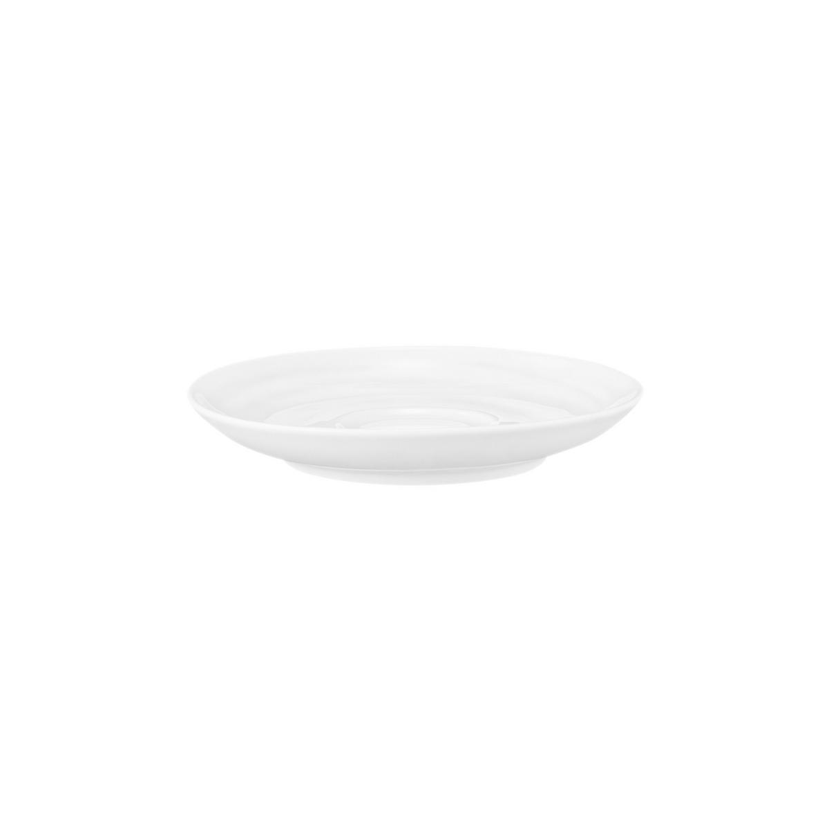 ESPRESSOUNTERTASSEN Terra Weiß ø 12 cm 6er Set - Weiß, Keramik (12cm) - Seltmann Weiden