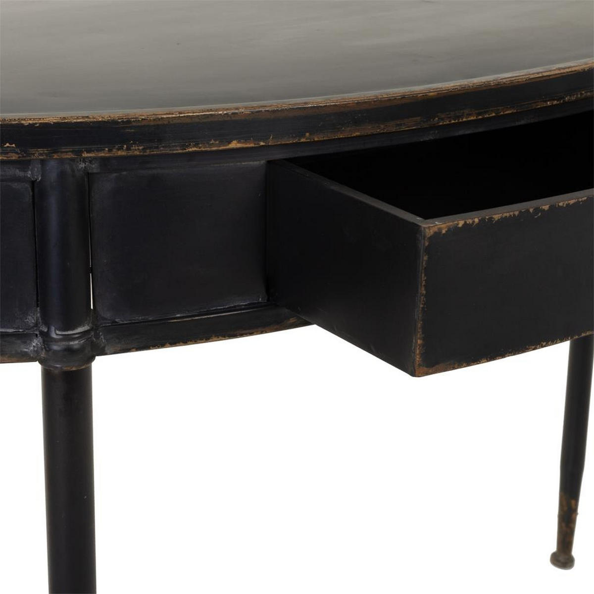 KONSOLE aus Metal 120x44x80 cm - Schwarz, Metall (44/120/80cm) - Wanderlust