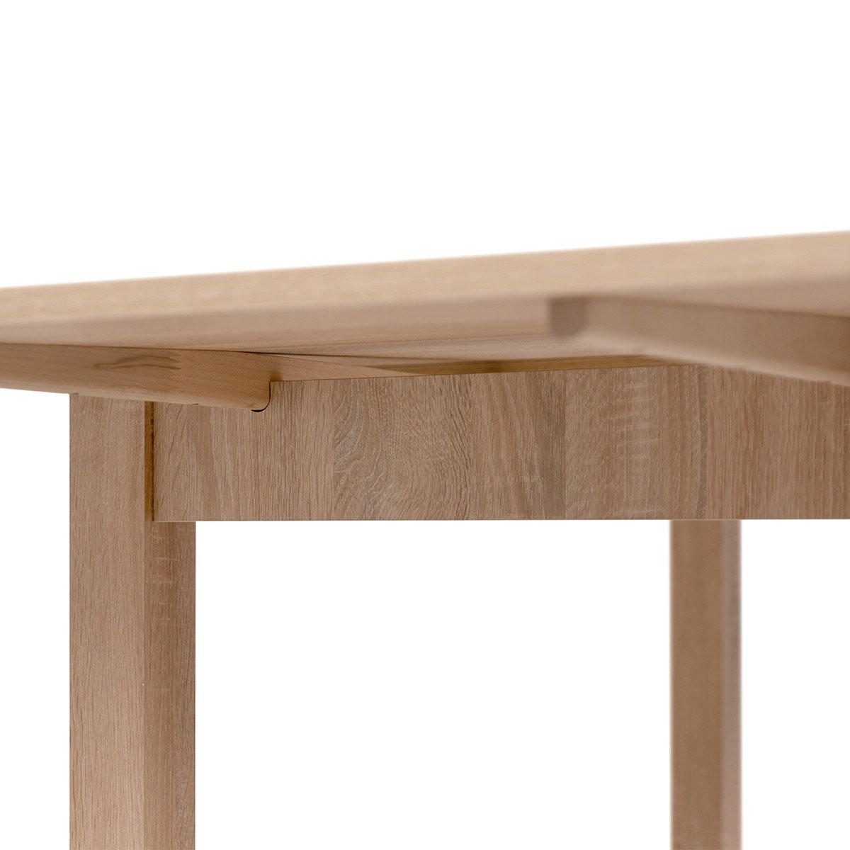 ESSTISCH ausziehbarer eichenoptik longford 120/80/76 cm - Apfelbaumfarben, Holzwerkstoff (120/80/76cm) - Calicosy