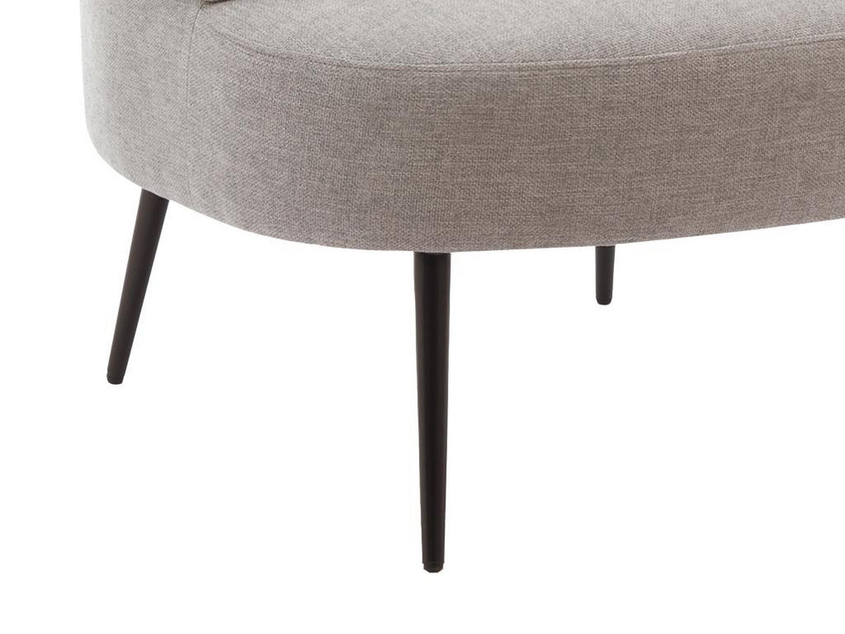 SESSEL - Stoff - Grau - CAMEDO - Grau, Textil (74/73/80cm) - Vente-Unique