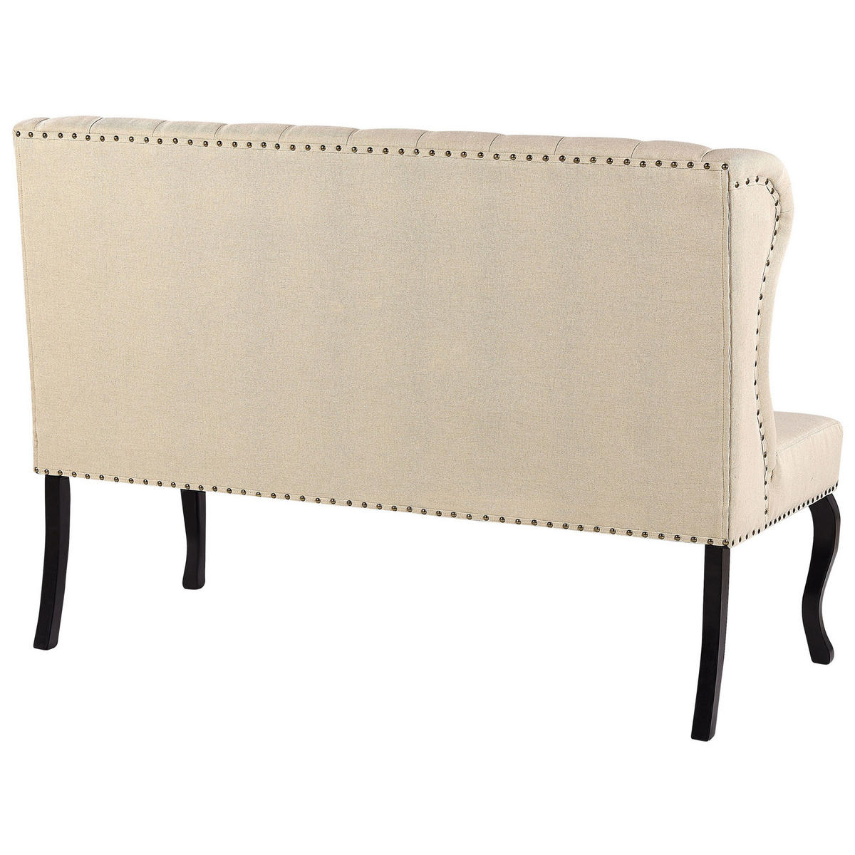 2-SITZER-KÜCHENSOFA Polsterbezug Beige Torsby - Beige, Textil (154/106/63cm) - Beliani