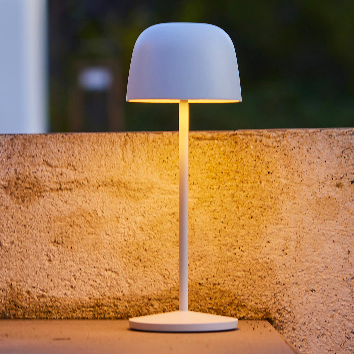 TISCHLAMPE SOPHIA weiß - Weiß, Metall (7.5/7.5/20cm) - Lumisky