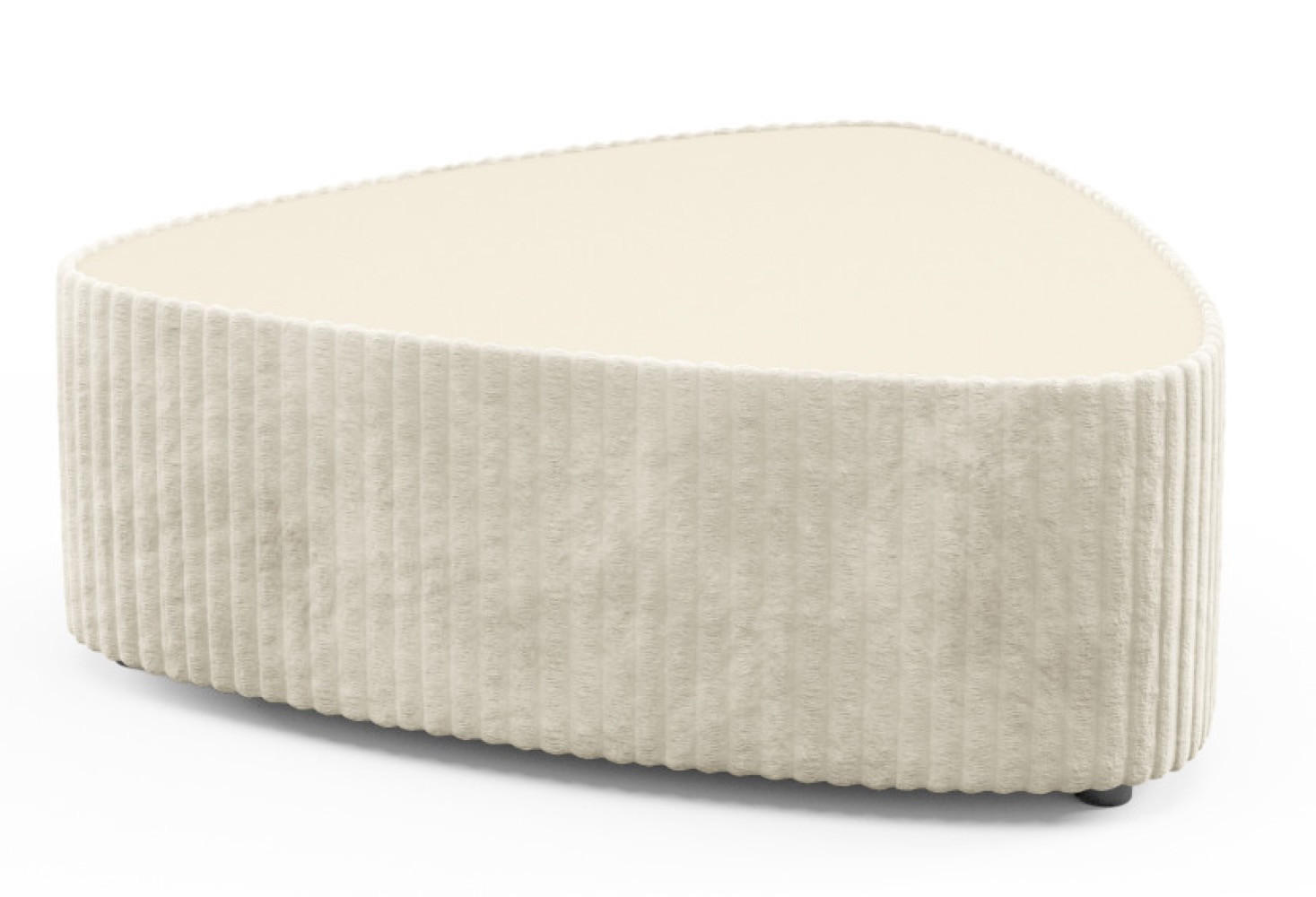 COUCHTISCH Ecru MIJA Gepolstert Tilia - Ecru, Holzwerkstoff (96/96/42cm) - Sepro Meble