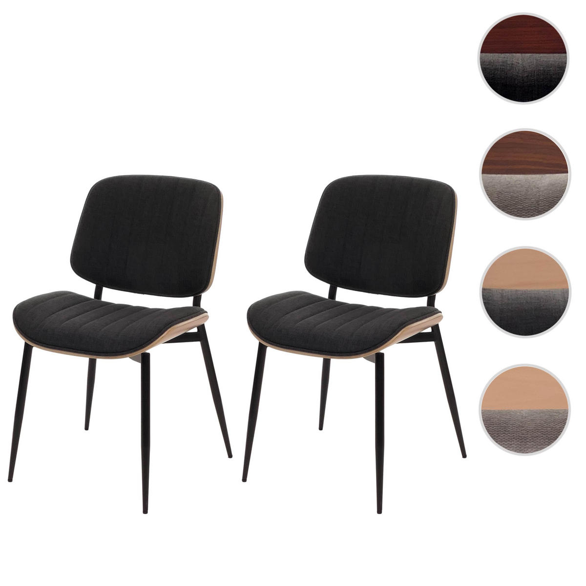 ESSZIMMERSTUHL Anthrazit, Beige - Anthrazit/Beige, Textil (49/83/51cm) - Jamb