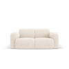 SOFA Molino aus Chenille-Stoff leichtes beige 2 Sitzplätze - Creme, Textil (95/72/170cm) - Micadoni