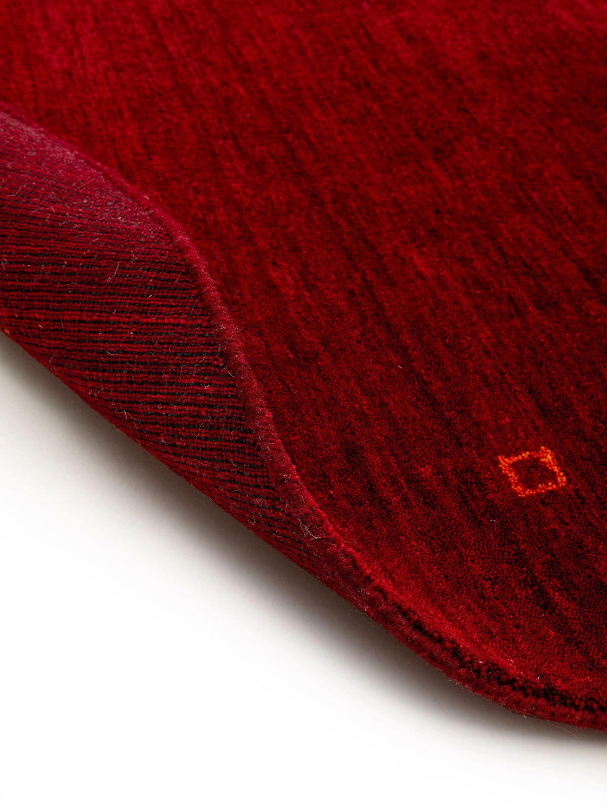 WOLLTEPPICH rund Jamal Rot ø 160 cm rund - Rot, Textil (160/160cm) - benuta Nest