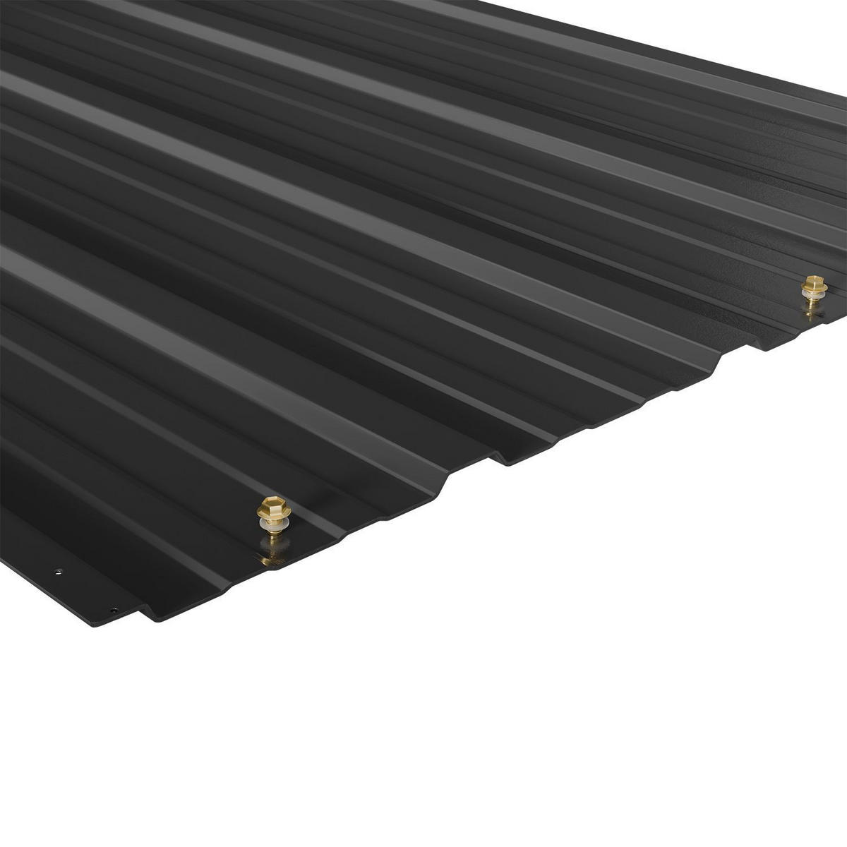 PROFILBLECH Anthrazit 110x45 cm 14er-Set - Anthrazit, Metall (45/110cm) - Juskys