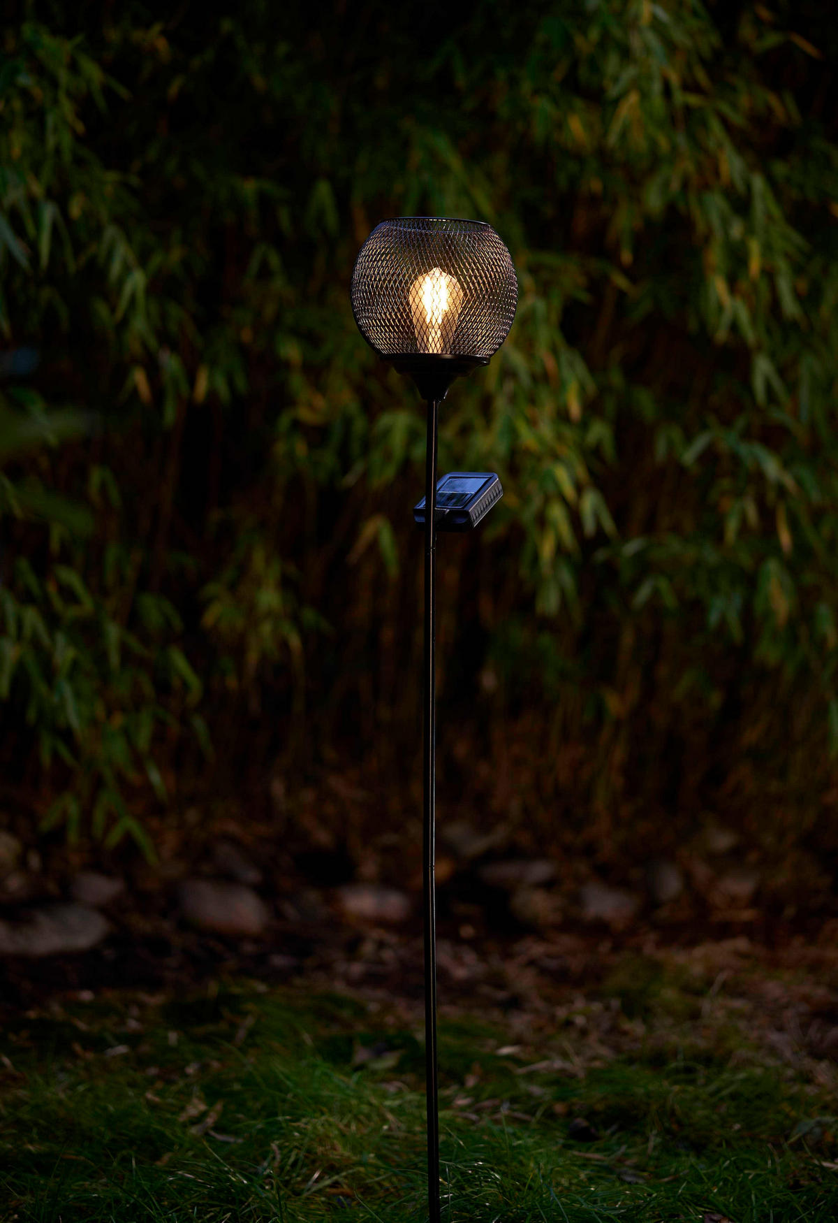 LED-SOLAR-GARTENSTÄBE - automatische Beleuchtung für stimmungsvolles Licht im Außenbereich, wetterbeständig - Weiß, Kunststoff (15/15/80cm) - Northpoint