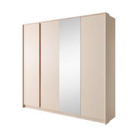 KLEIDERSCHRANK DAST Beige 223x55x210 cm - Beige, Holzwerkstoff (223/210/55cm) - FURNLUX