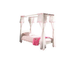 HIMMELBETT Katerinka 208x191x98 aus Massivholz in Weiß - Weiß, Holz (90/200cm) - 58aufmkessel