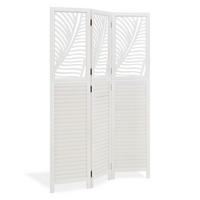 PARAVENT 120/170 cm Weiß - Weiß, Holz (120/170/2cm) - Homestyle4u