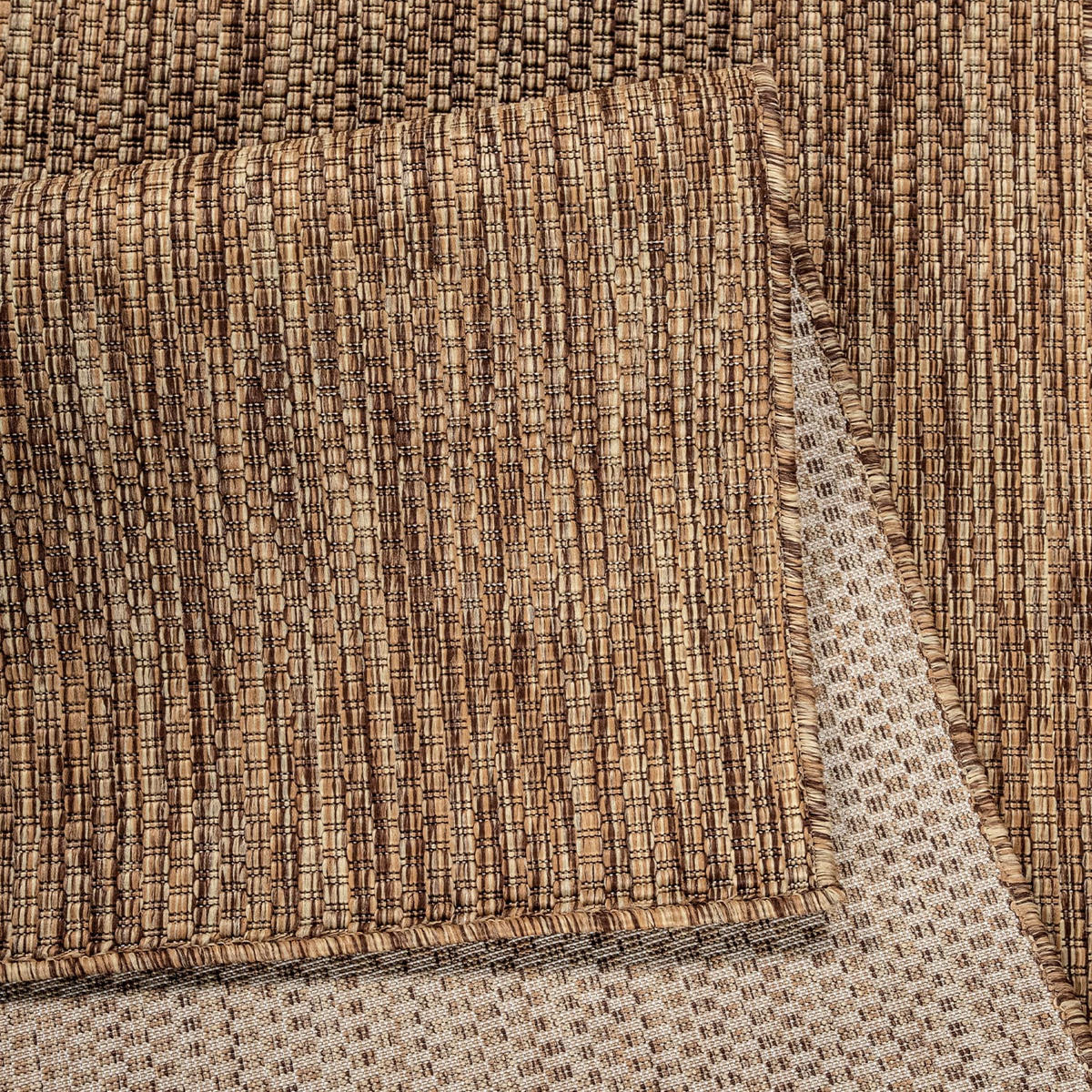 OUTDOORTEPPICH 200/200 cm Venedig 165 - Dunkelbraun, Kunststoff (200/200cm) - Paco Home