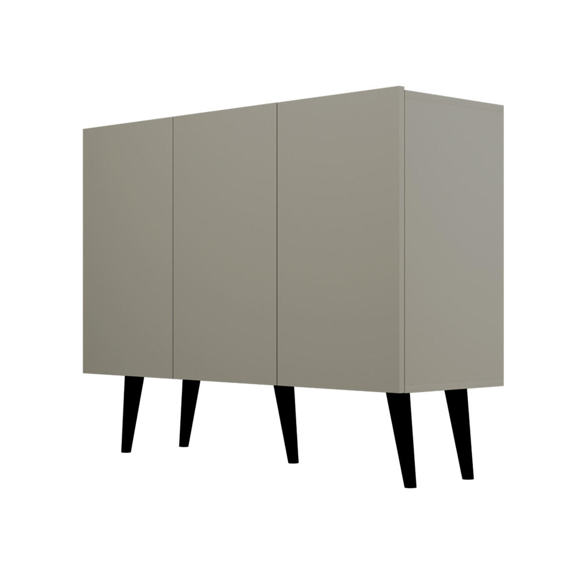 SIDEBOARD Toronto Grau - Grau, Holzwerkstoff (120/95.5/40cm) - Petits-meubles