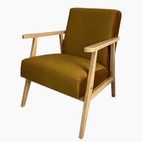 SESSEL Senfgelb Retro - Gelb, Textil (59/76/37cm) - Sepro Meble