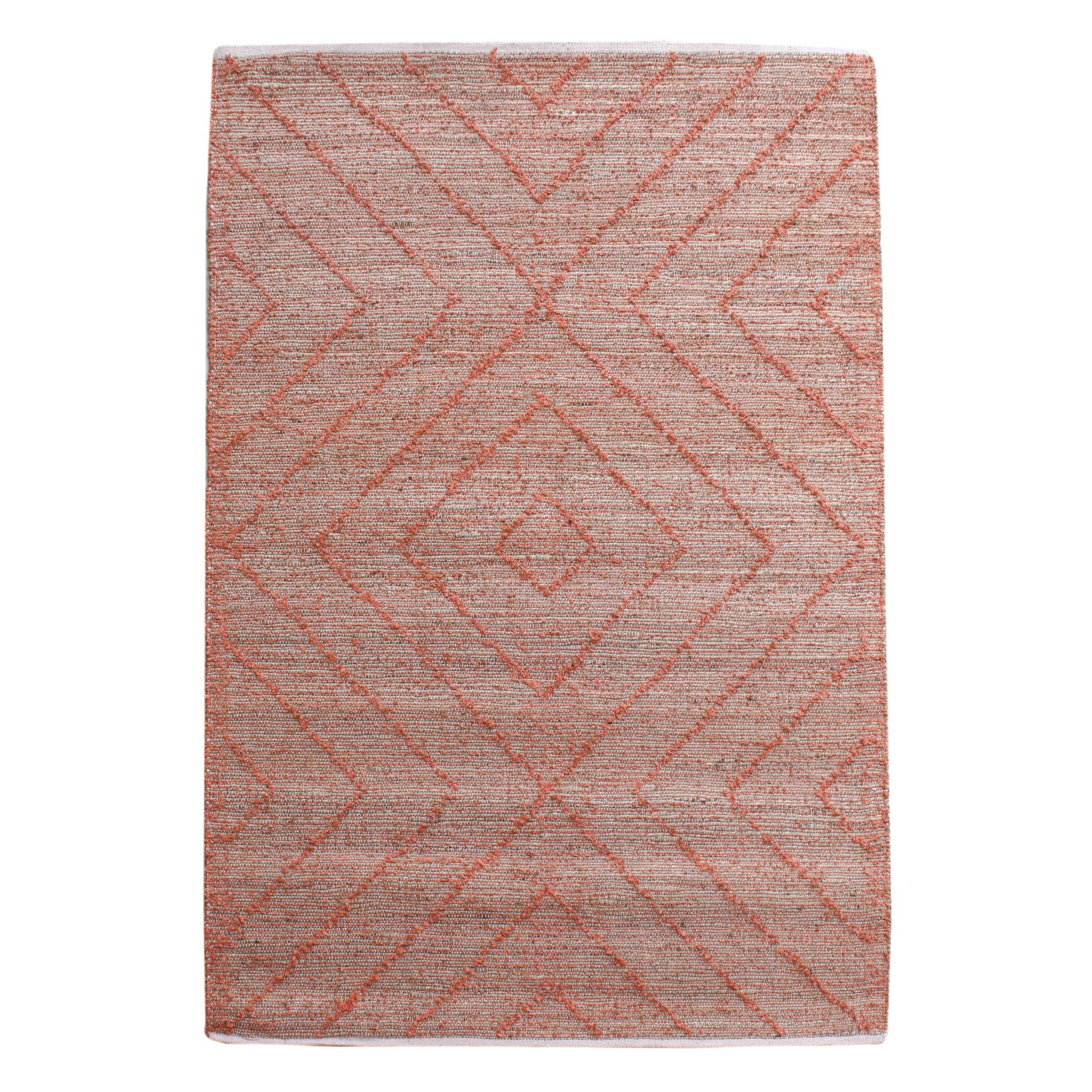 TEPPICH Worgan terra 120 x 180 cm - Rosa, Textil (120/180cm) - The Rug Republic