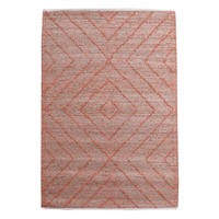 TEPPICH Worgan terra 120 x 180 cm - Rosa, Textil (120/180cm) - The Rug Republic