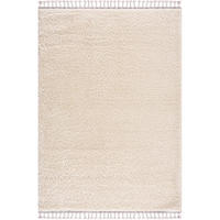 HOCHFLOR-TEPPICH Shaggy Pulpy 100 Creme 120x160 cm - Creme, Textil (120/160cm) - carpet city