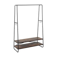 KLEIDERSTÄNDER - Multicolor, Holzwerkstoff/Metall (100/160/45cm) - Relaxdays