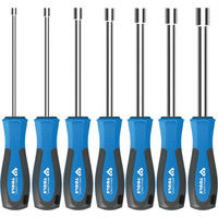 STECKNUSS-SCHRAUBENDREHER-SATZ, 7-TLG, 5 - 12 MM - Multicolor, Kunststoff/Metall (25/32cm) - BRILLIANT TOOLS