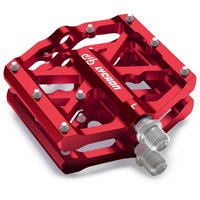 FAHRRADPEDALE Aluminium Rot - Rot, Metall (9.7/1.8/10.4cm)
