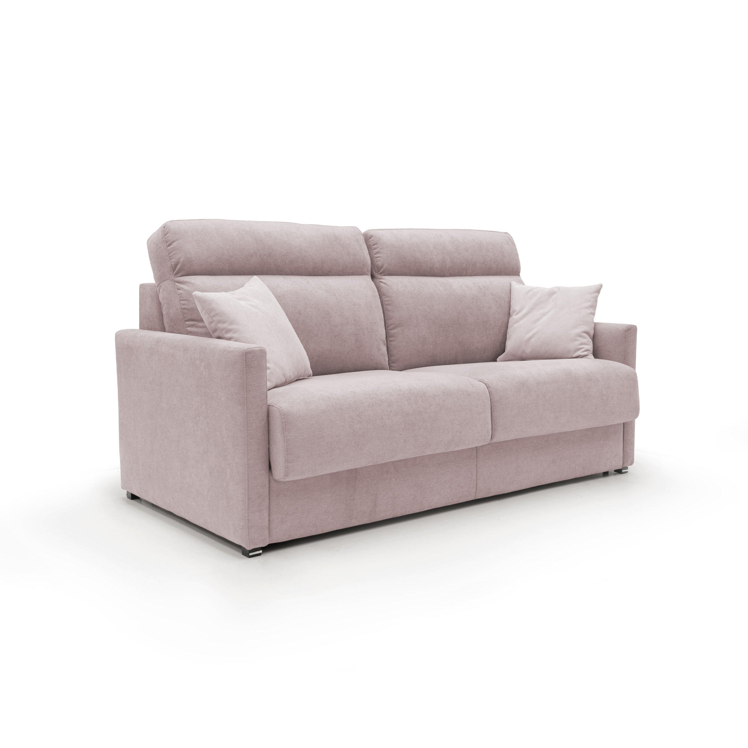 SCHLAFSOFA Margot - Rosa, Textil (156/102/97cm) - Divani.store