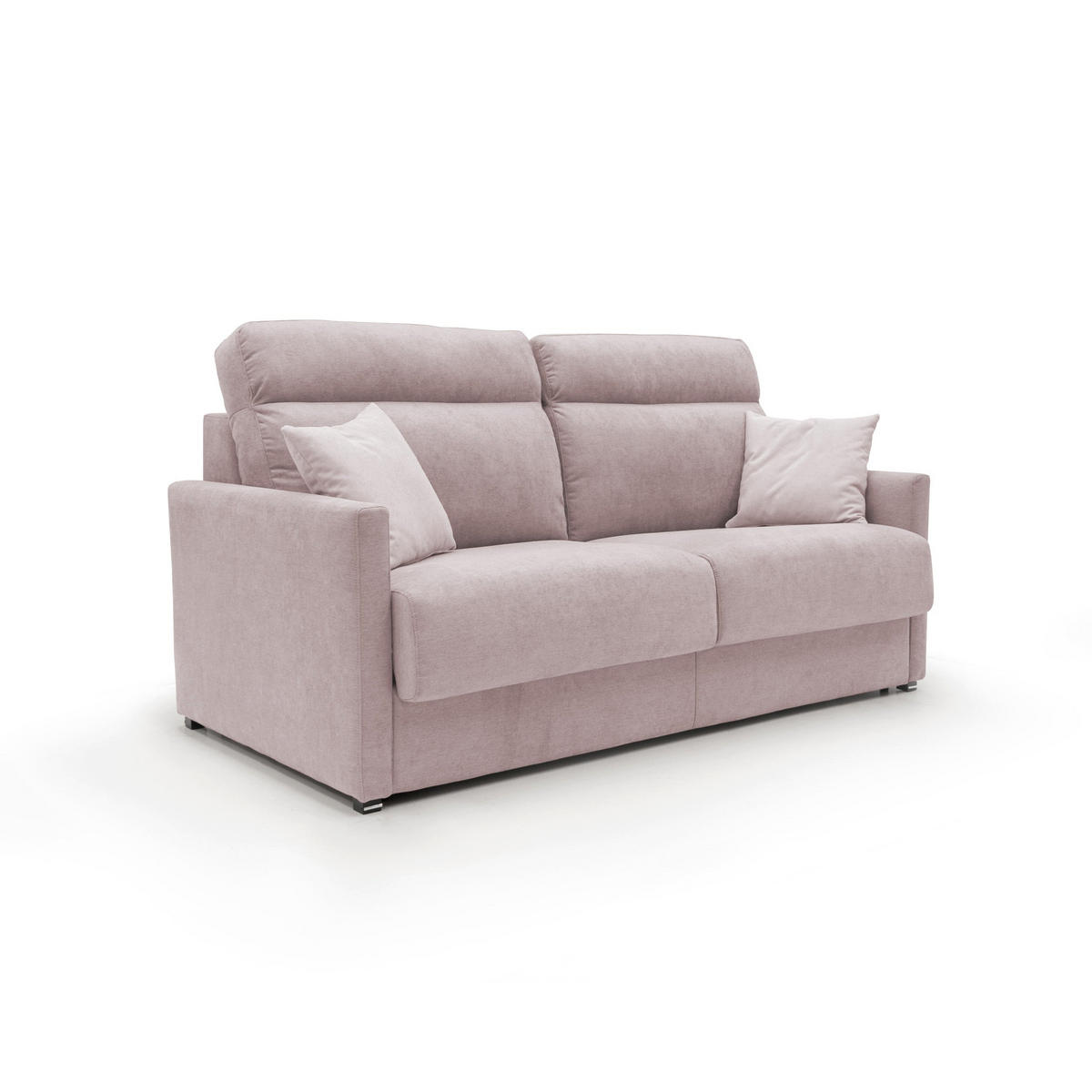 SCHLAFSOFA Margot - Rosa, Textil (156/102/97cm) - Divani.store