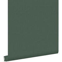 TAPETE Leinen-Optik 53 cm x 10.05 m - Grün, Papier (53/1000cm) - ESTAhome