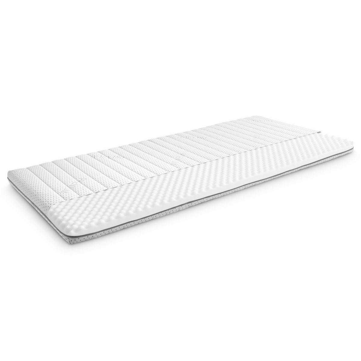 TOPPER Premium 100x200 cm - Weiß, Textil (100/200cm) - Supportho